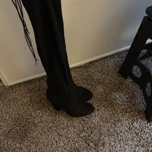 Fashion Nova Black Over the Knee Boots